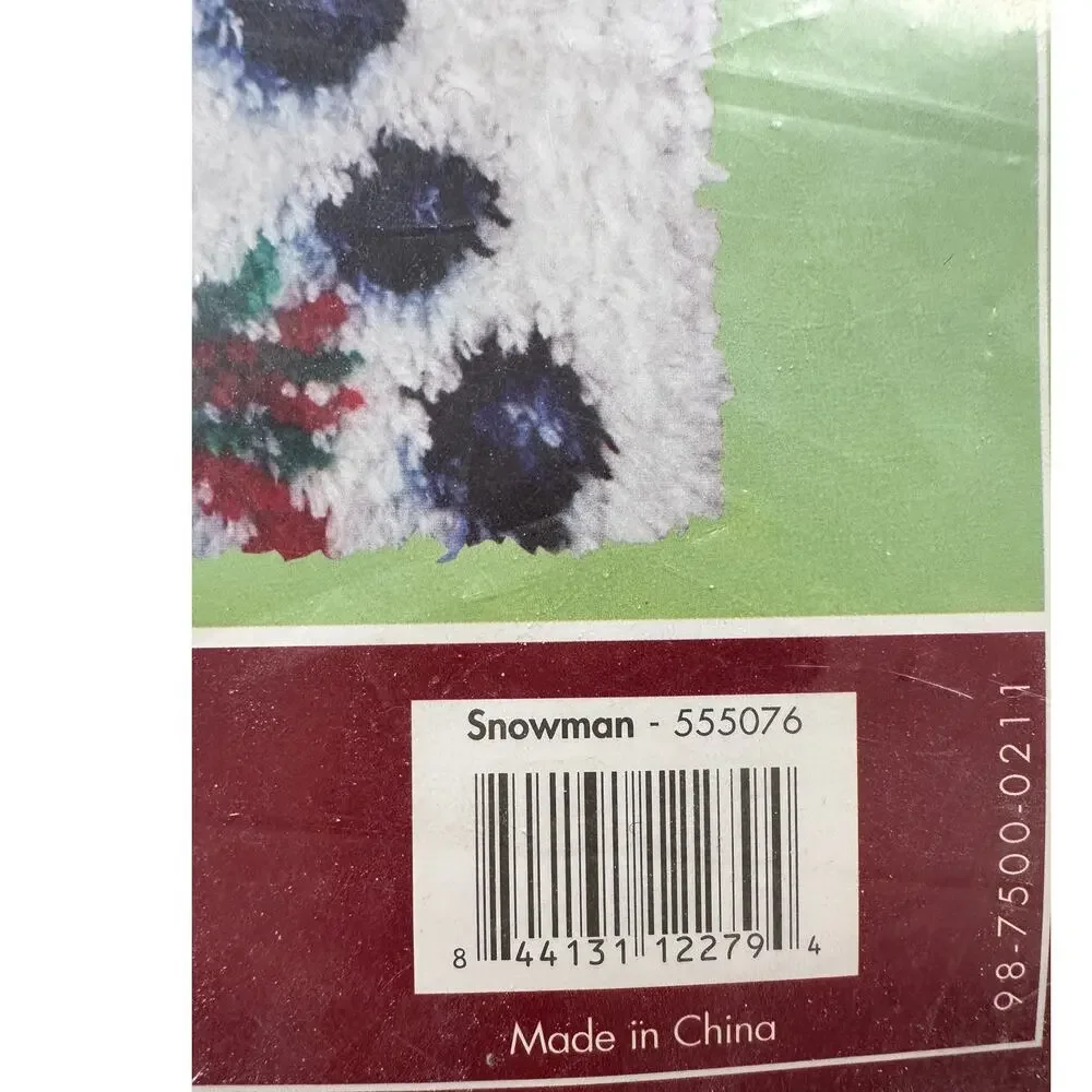Craftways Snowman Latch Hook Kit NIP NEW 20